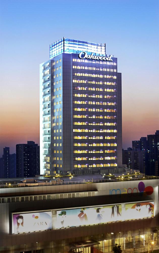Oakwood Residence Shanghaj Zewnętrze zdjęcie
